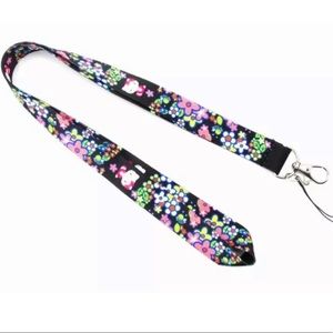 Sanrio Hello Kitty Kawaii Pink Lanyard ID Holder